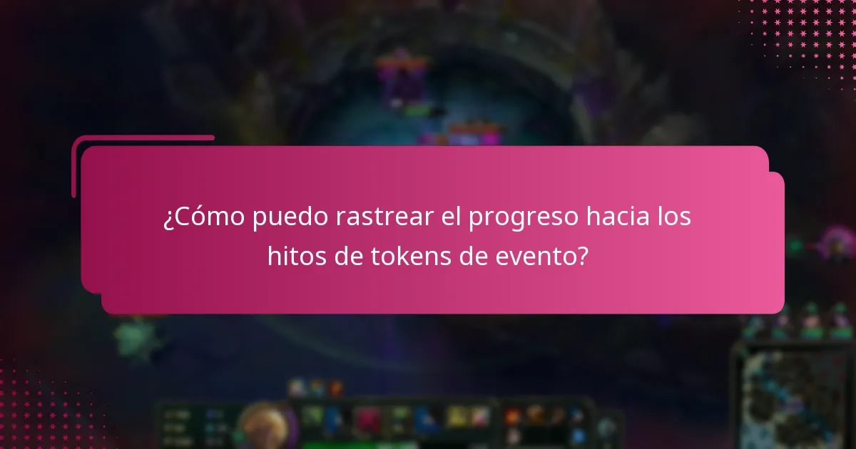 ¿Cuáles son los requisitos de logro para los hitos de tokens de evento?
