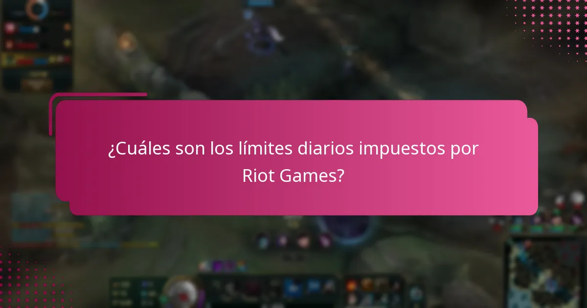 ¿Cómo se comparan los límites de Riot Games con los de otras compañías de juegos?